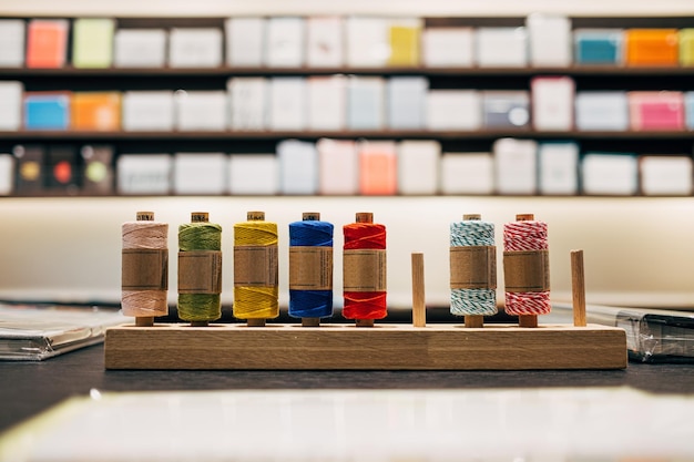 Рукодельная мастерская с образцами вышивки